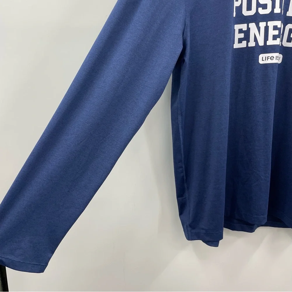 Life is Good Active Long Sleeve Positive Energy Shirt Mens L - Picture 3 of 7